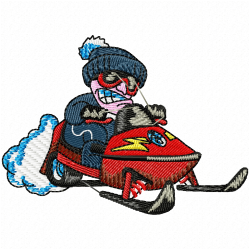 Ski Embroidery Design 9 Ski Embroidery Design 9